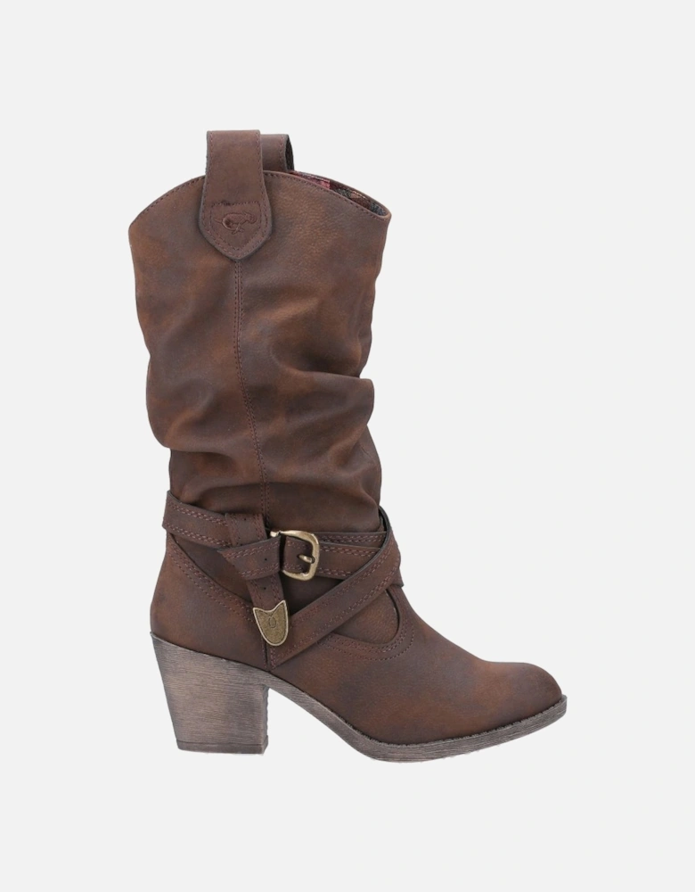 ROC DSV SIDESTEP MID-CALF WESTERN BOOT