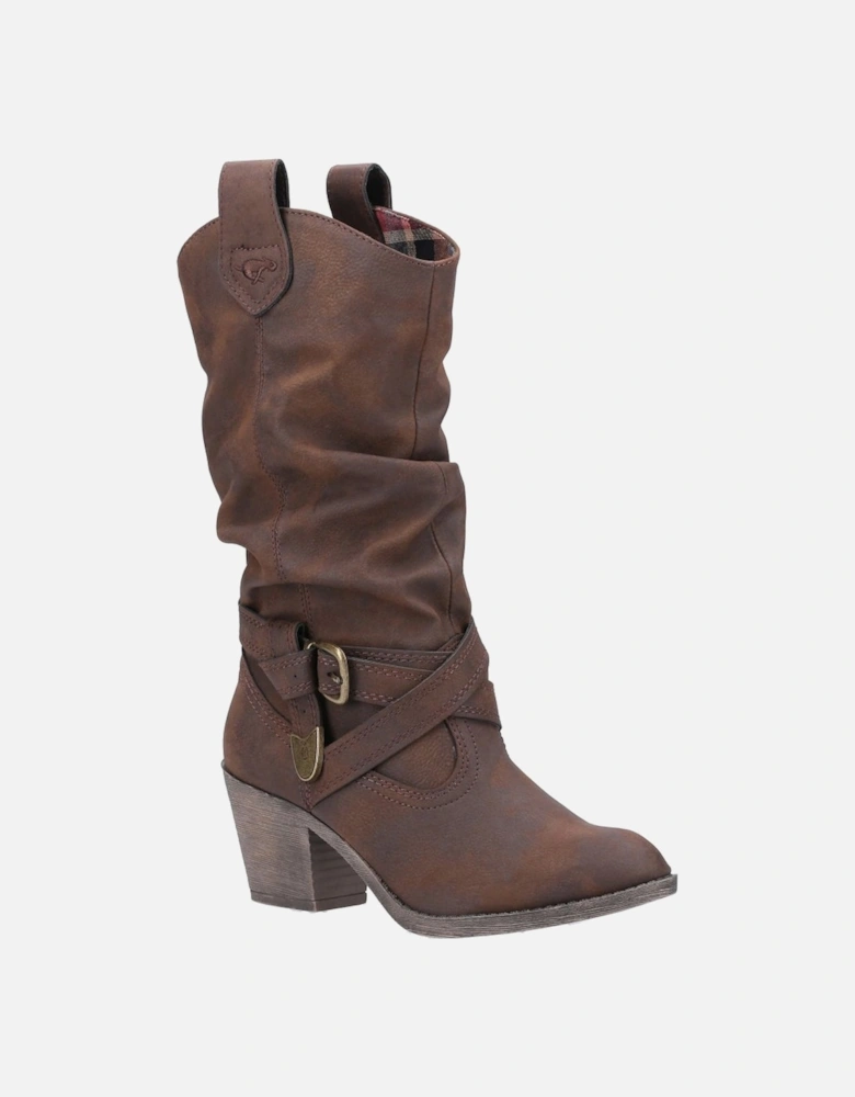 ROC DSV SIDESTEP MID-CALF WESTERN BOOT