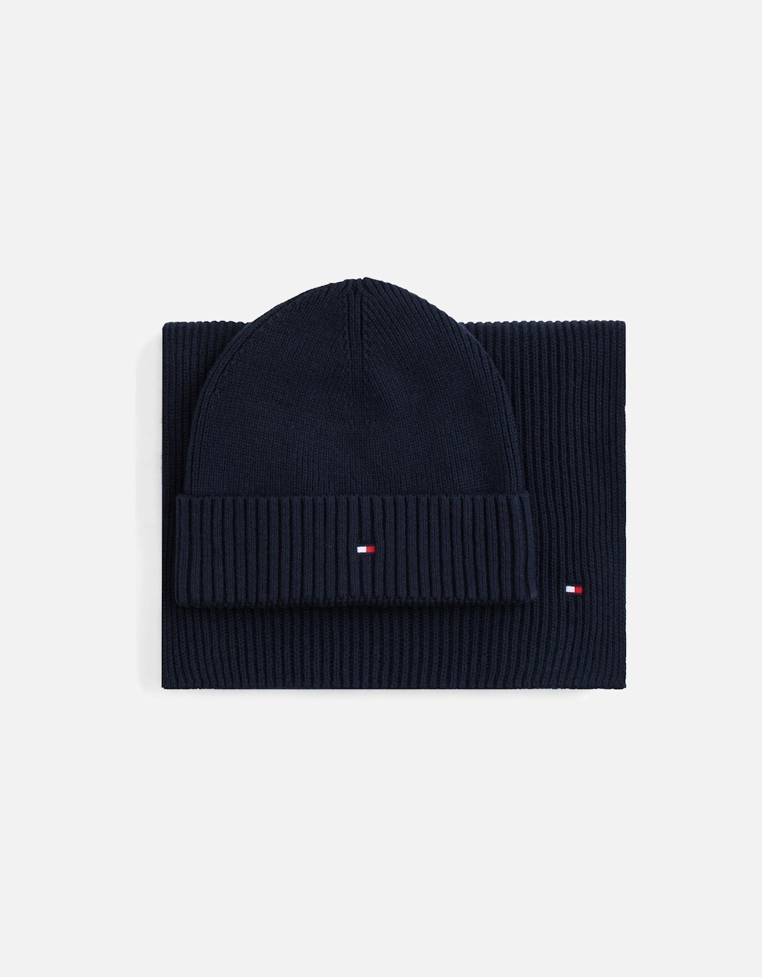 TH Flag Mens Beanie & Scarf Gift Set - Space Blue, 5 of 4