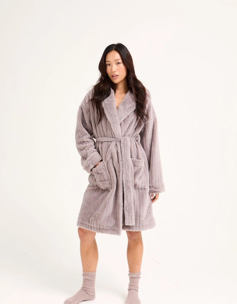 Cloud Dressing Gown in Mink