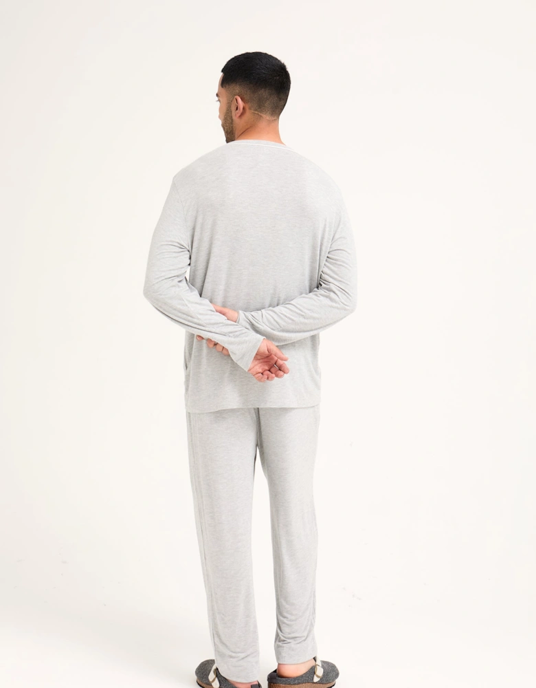 Bamboo Pyjama Set in Grey Marl