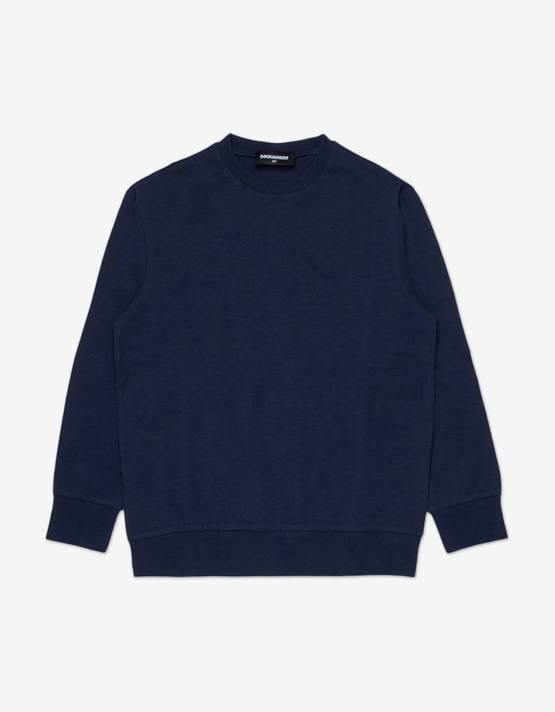Kids Logo Pyjama Set in Navy