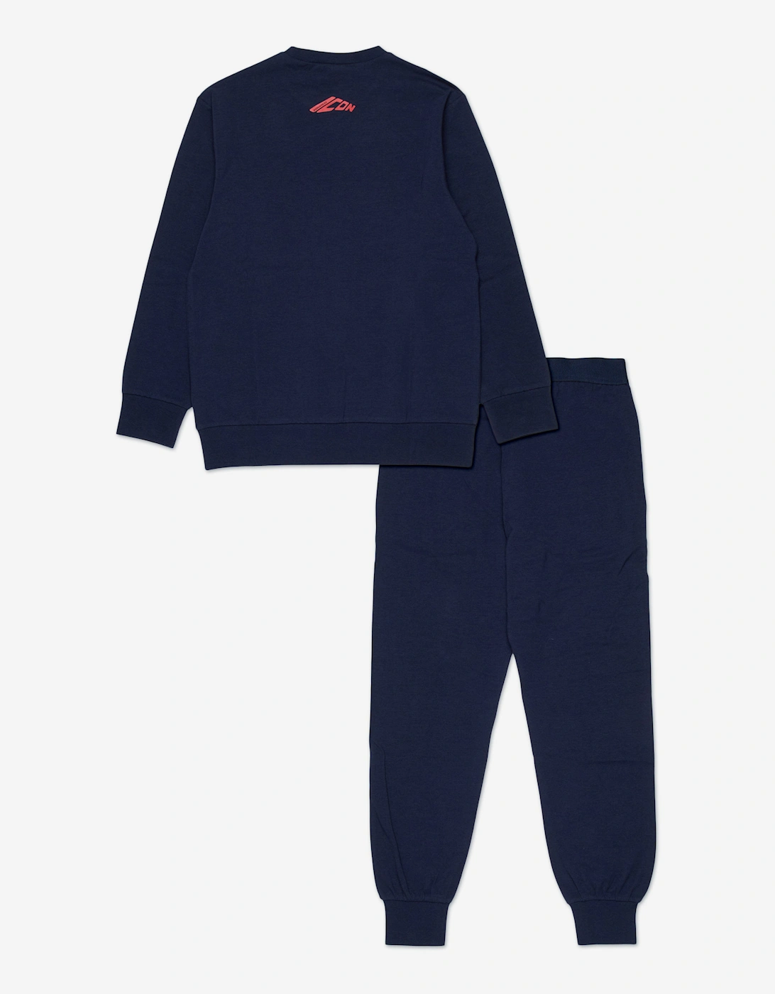 Kids Logo Pyjama Set in Navy