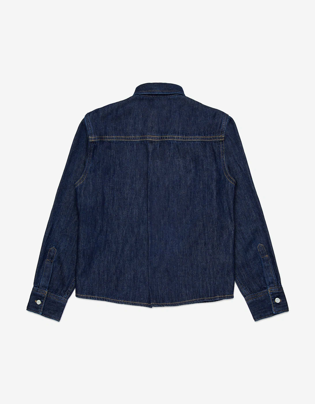 Boys Icon Denim Shirt in Navy
