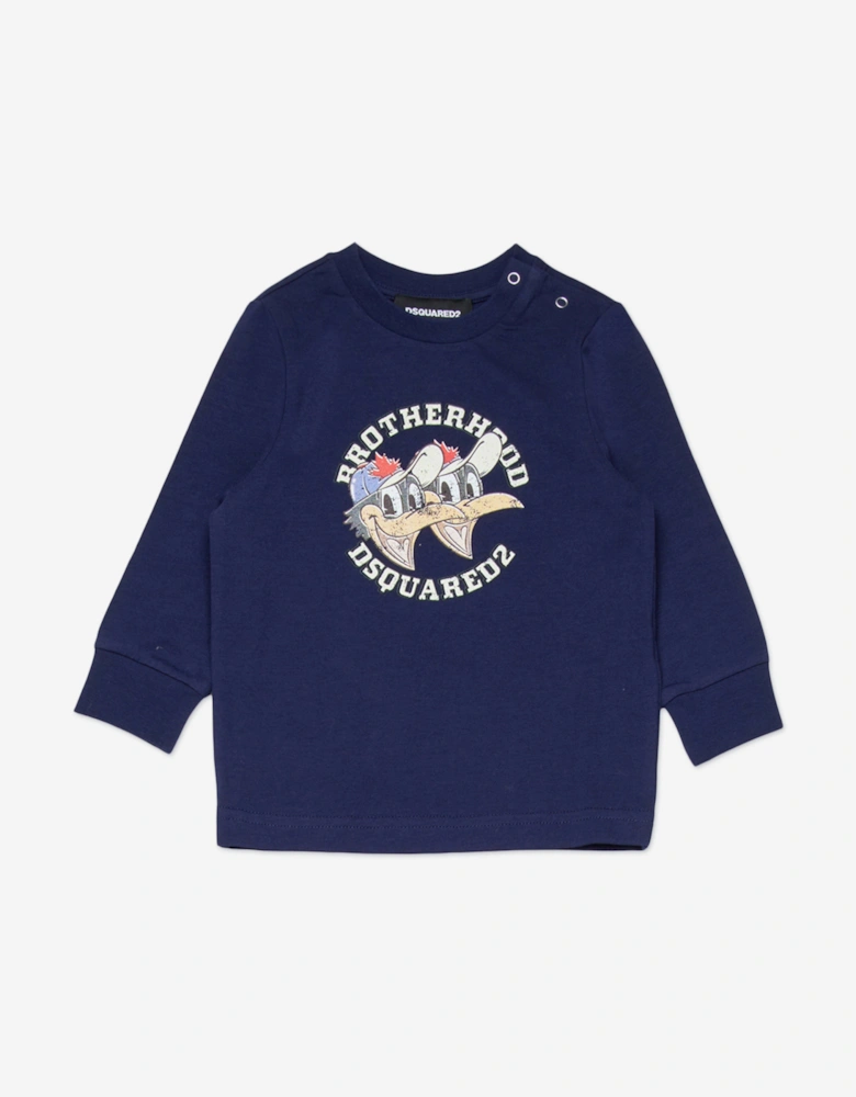 Baby Brotherhood Logo Tracksuit in Navy