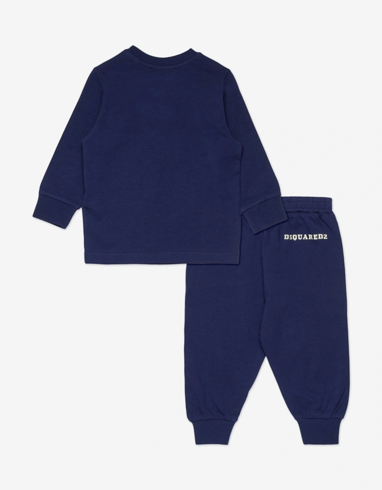 Baby Brotherhood Logo Tracksuit in Navy