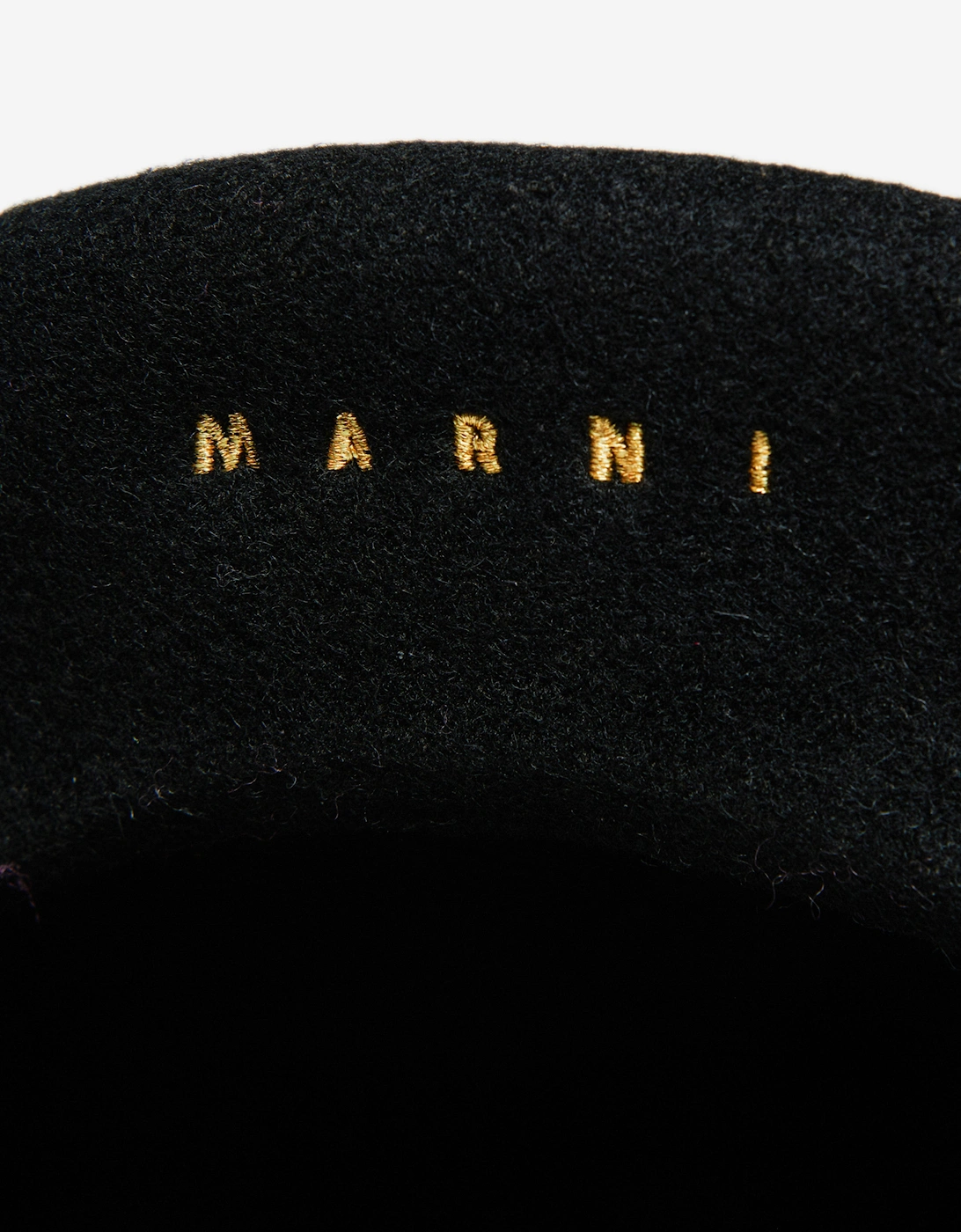 Girls Wool Beret in Black