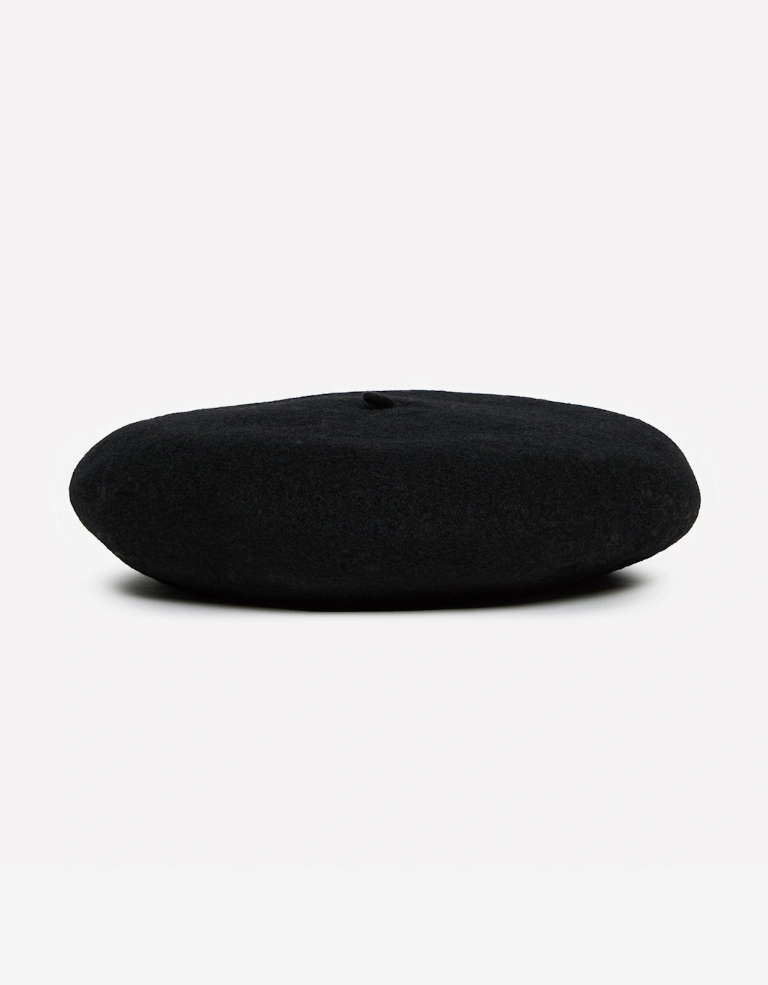 Girls Wool Beret in Black, 4 of 3