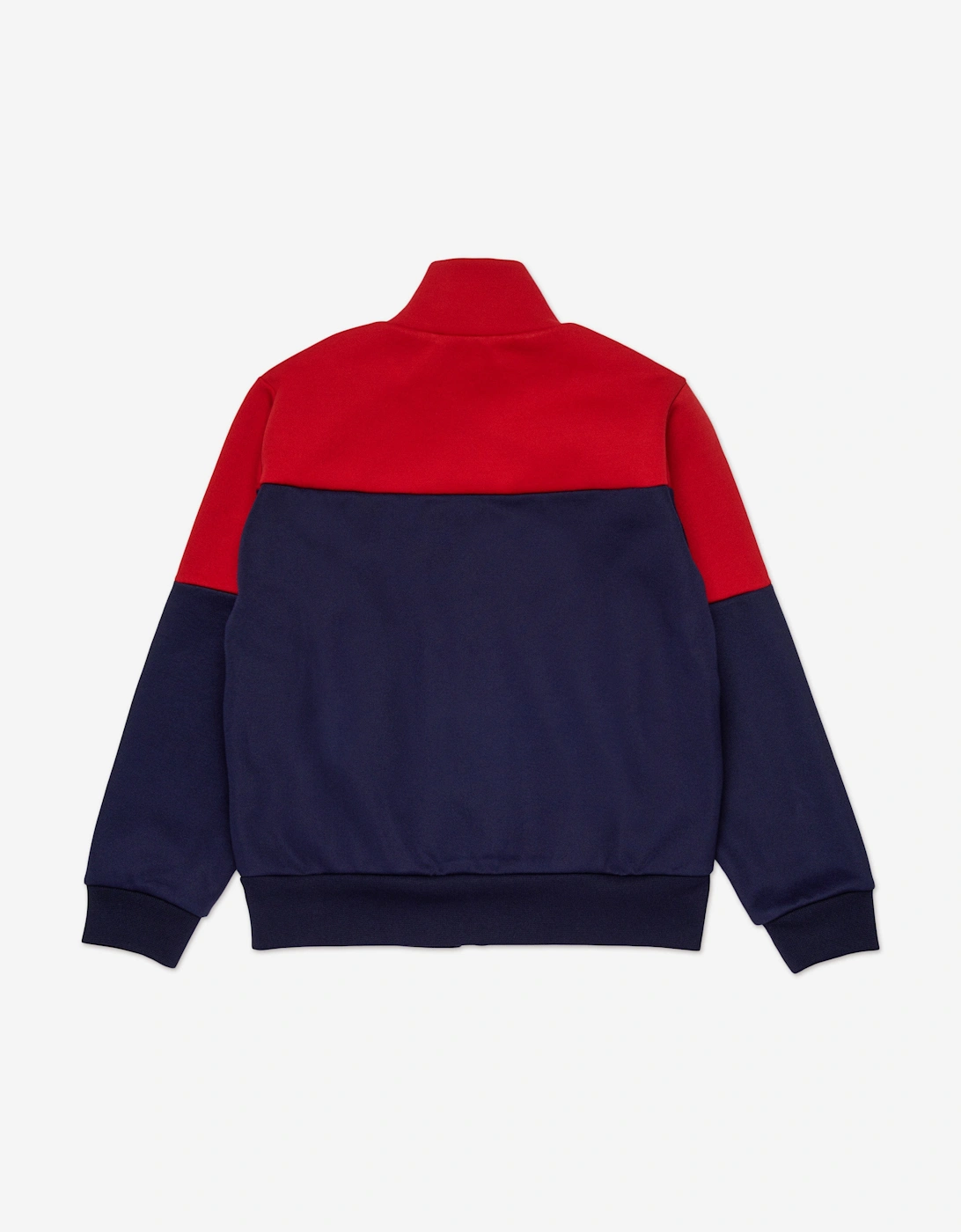 Kids Colourblock Zip Up Top in Navy