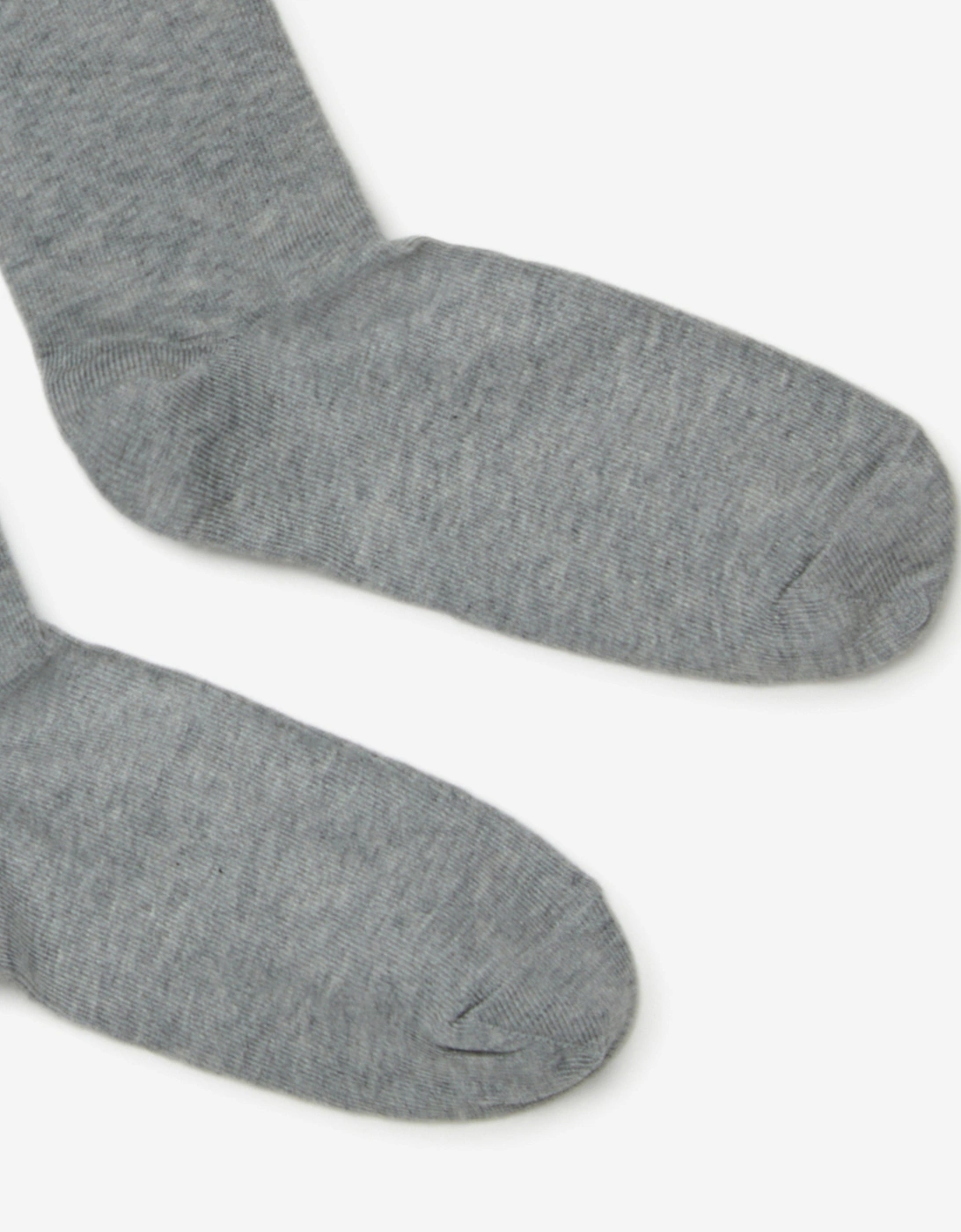 Kids Striped Logo Socks in Grey