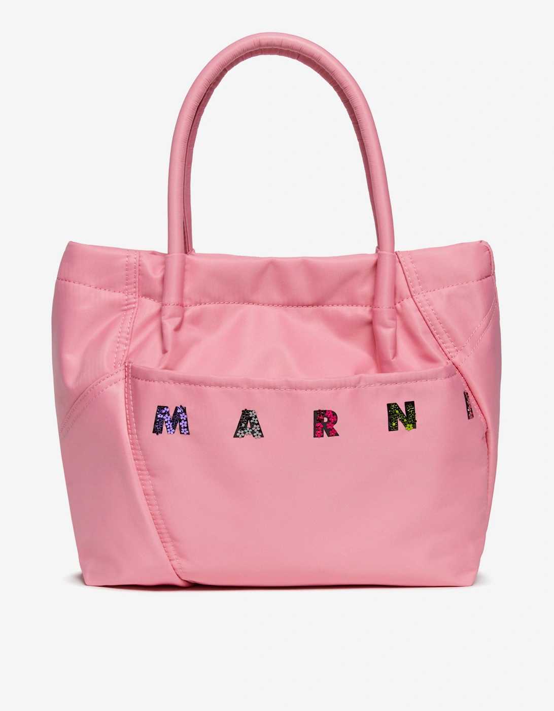 Girls Logo Tote Bag in Pink, 6 of 5
