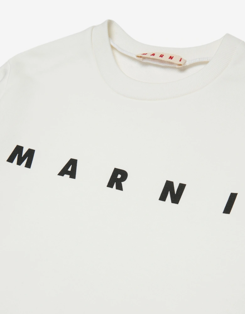 Kids Logo Sweatshirt in White
