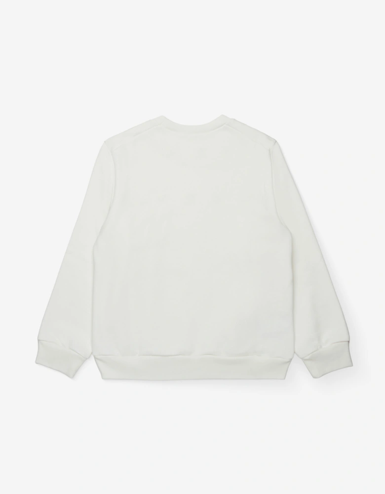 Kids Logo Sweatshirt in White
