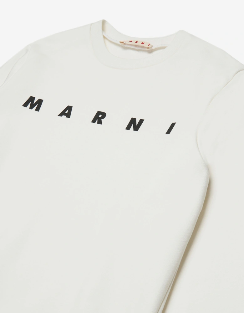 Kids Logo Sweatshirt in White