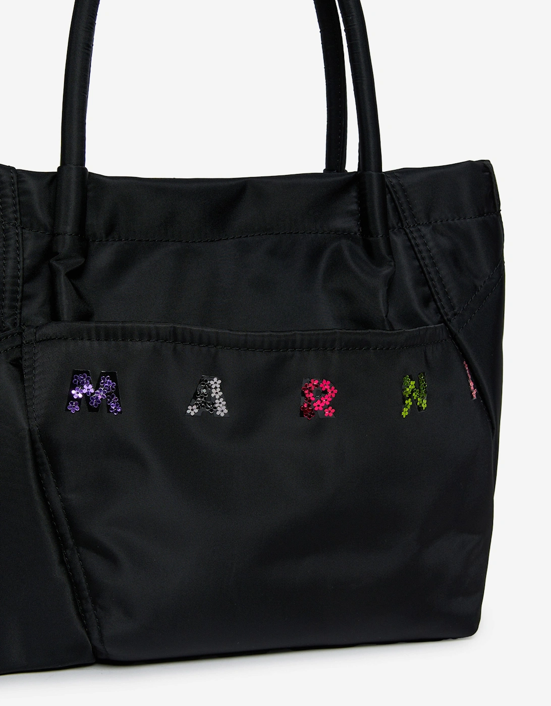 Girls Logo Tote Bag in Black