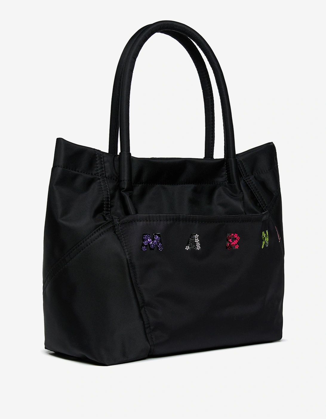 Girls Logo Tote Bag in Black