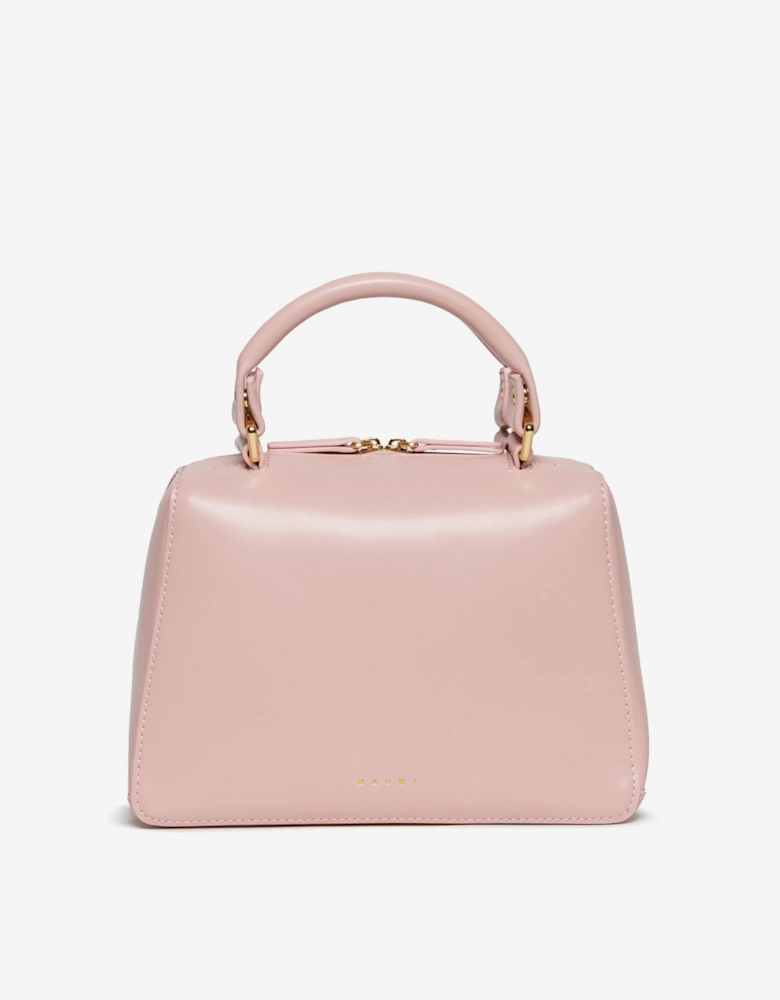 Girls Faux Leather Crossbody Bag in Pink