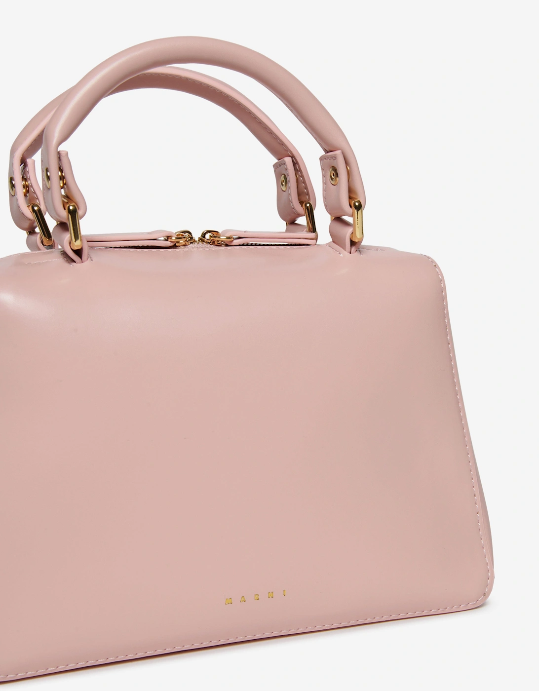Girls Faux Leather Crossbody Bag in Pink