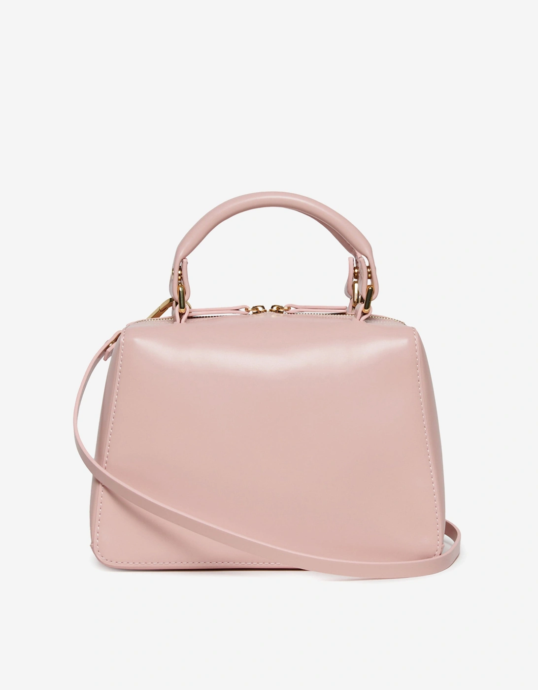 Girls Faux Leather Crossbody Bag in Pink