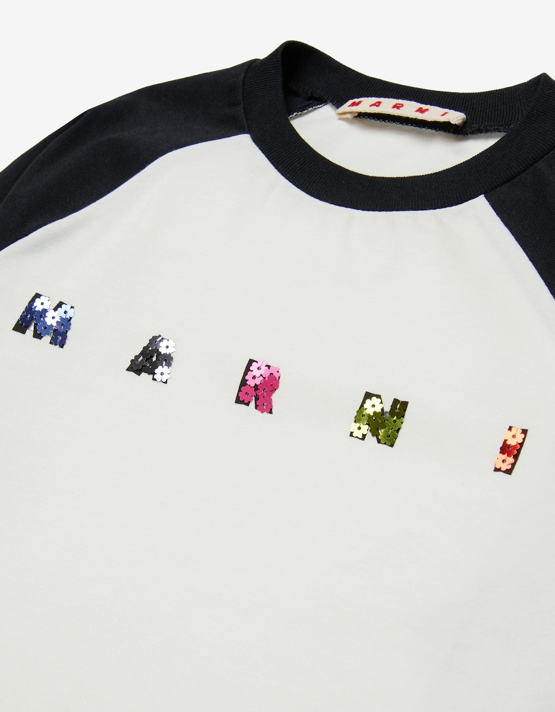 Girls Long Sleeve Logo T-Shirt in Black