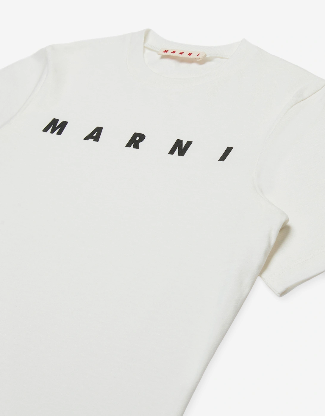 Girls Logo Print T-Shirt in White