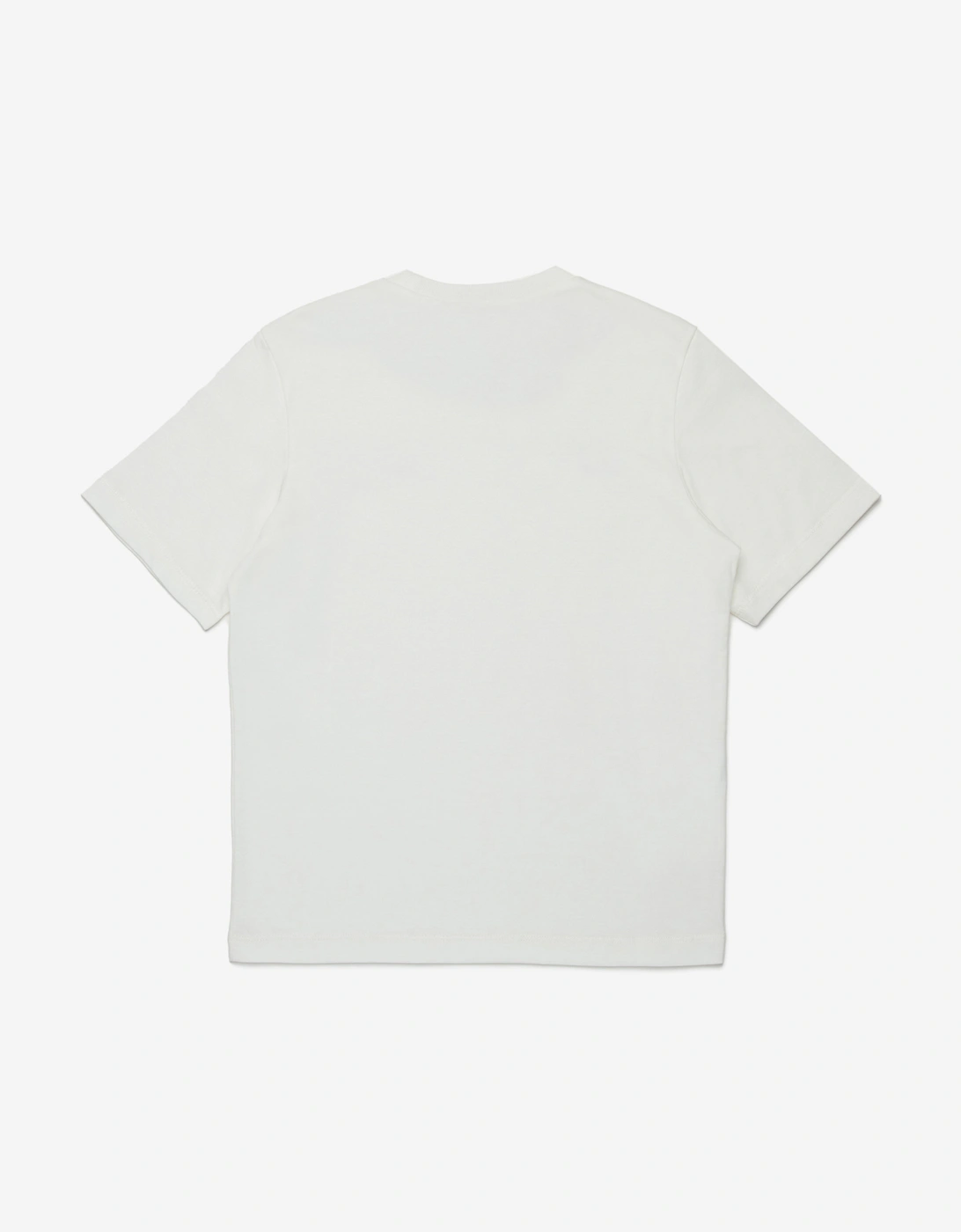 Girls Logo Print T-Shirt in White