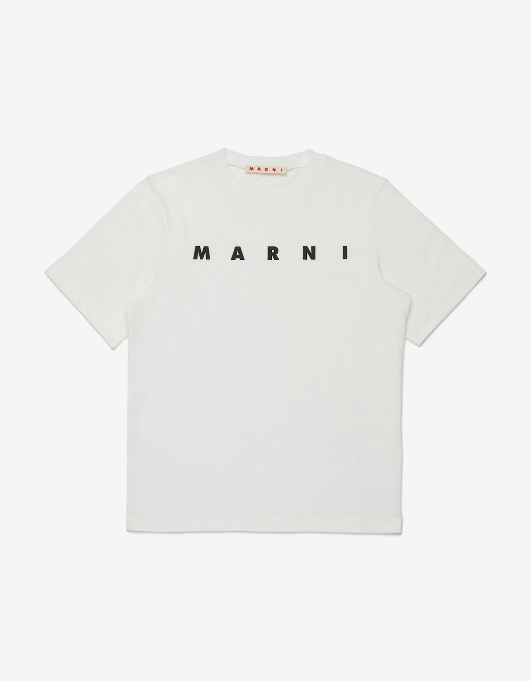 Girls Logo Print T-Shirt in White, 5 of 4