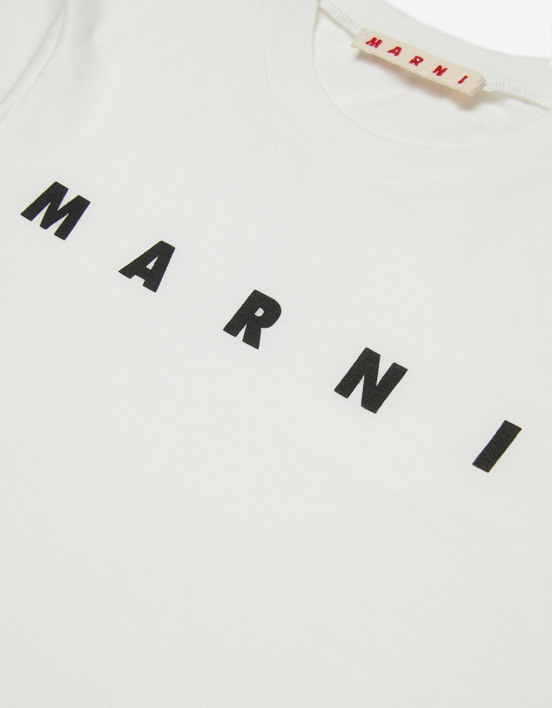 Girls Logo Print T-Shirt in White