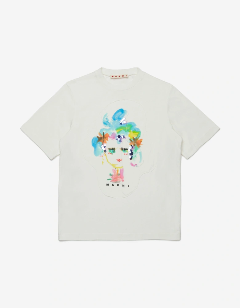 Girls Rock Doll T-Shirt in White