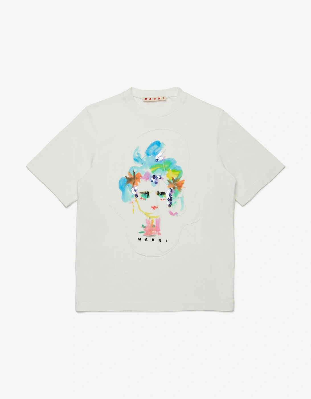 Girls Rock Doll T-Shirt in White, 5 of 4