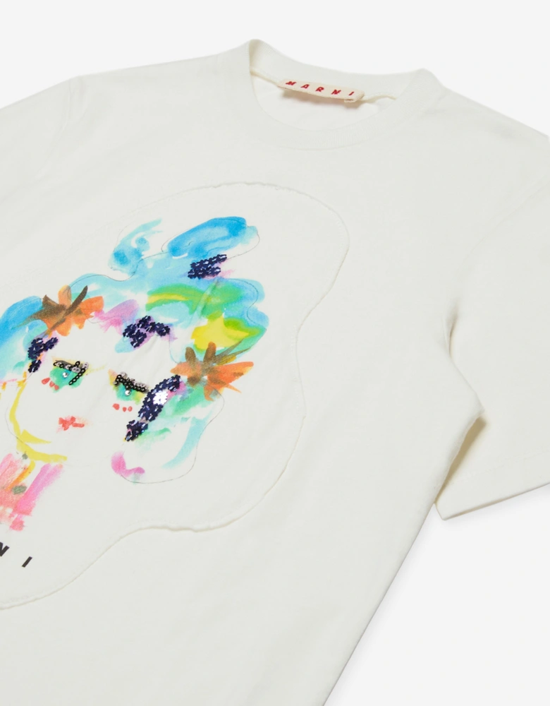 Girls Rock Doll T-Shirt in White