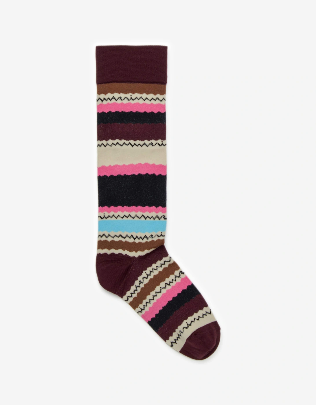 Girls Striped Socks in Multicolour, 5 of 4
