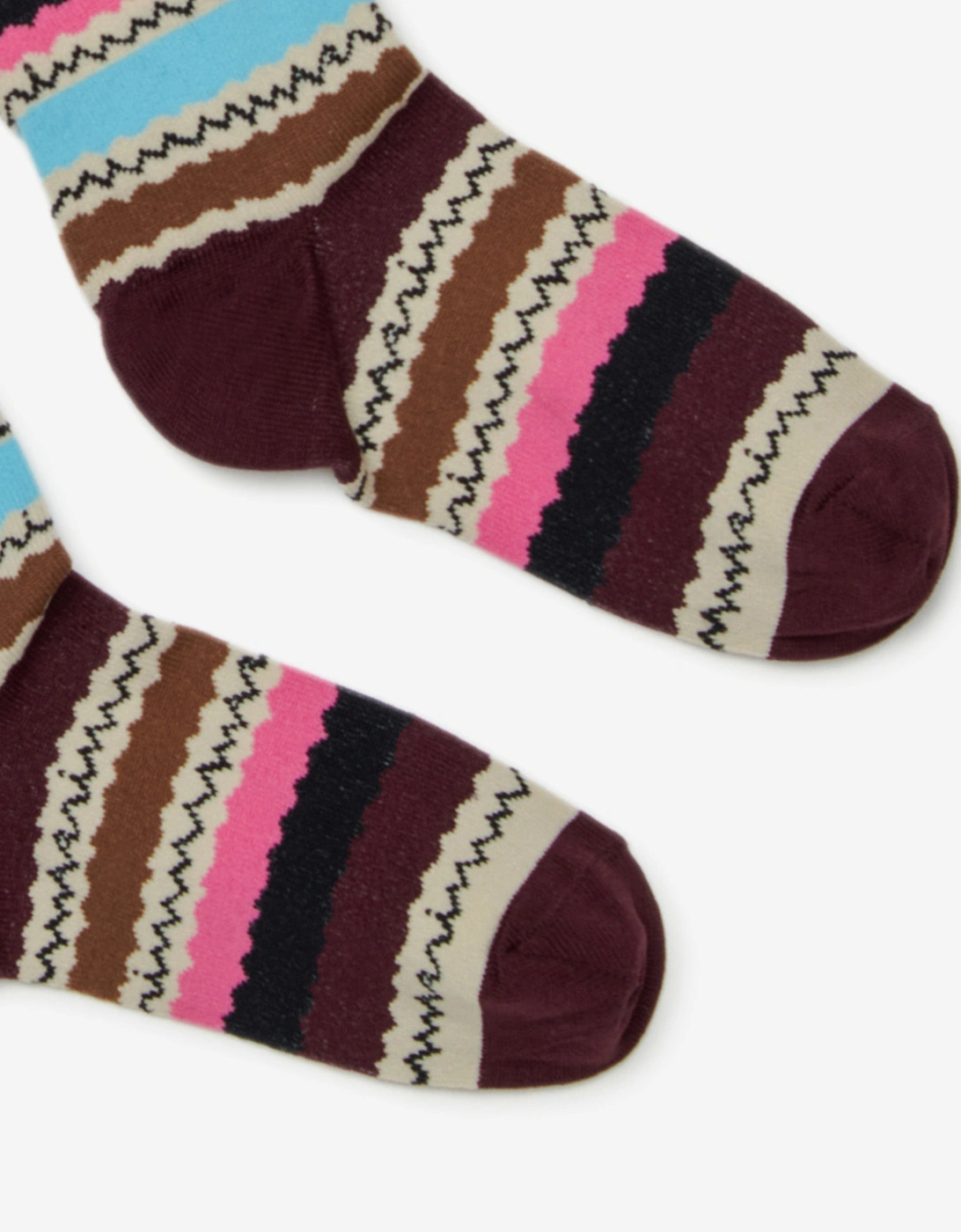 Girls Striped Socks in Multicolour
