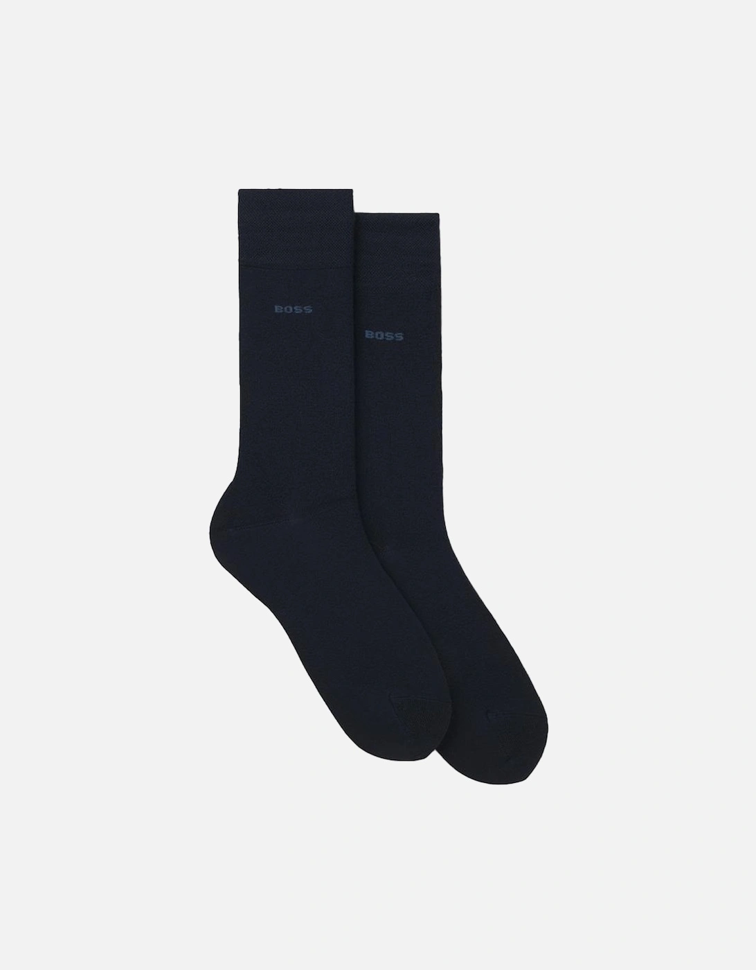 BOSS 2-Pack Rs Bamboo Sports Socks, Dark Blue, 2 of 1