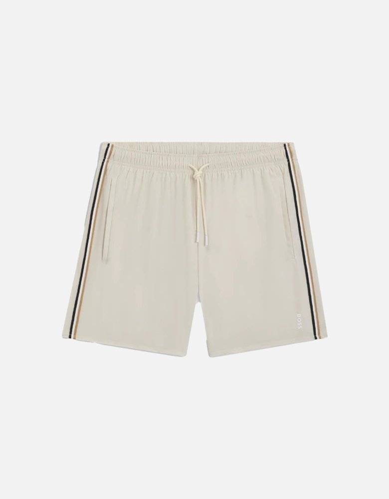 BOSS Iconic Swim Shorts, Light Beige