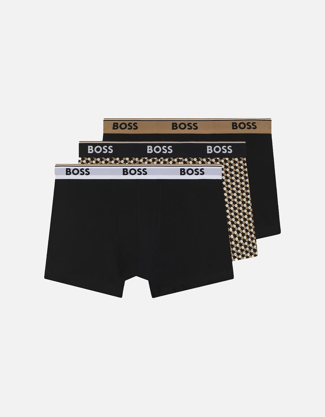 BOSS 3-Pack Power Boxer Trunks, Multi-Coloured, 2 of 1