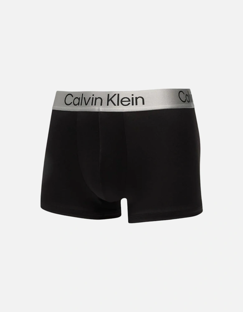 3-Pack Icon Microfibre Stretch Boxer Trunks, Black