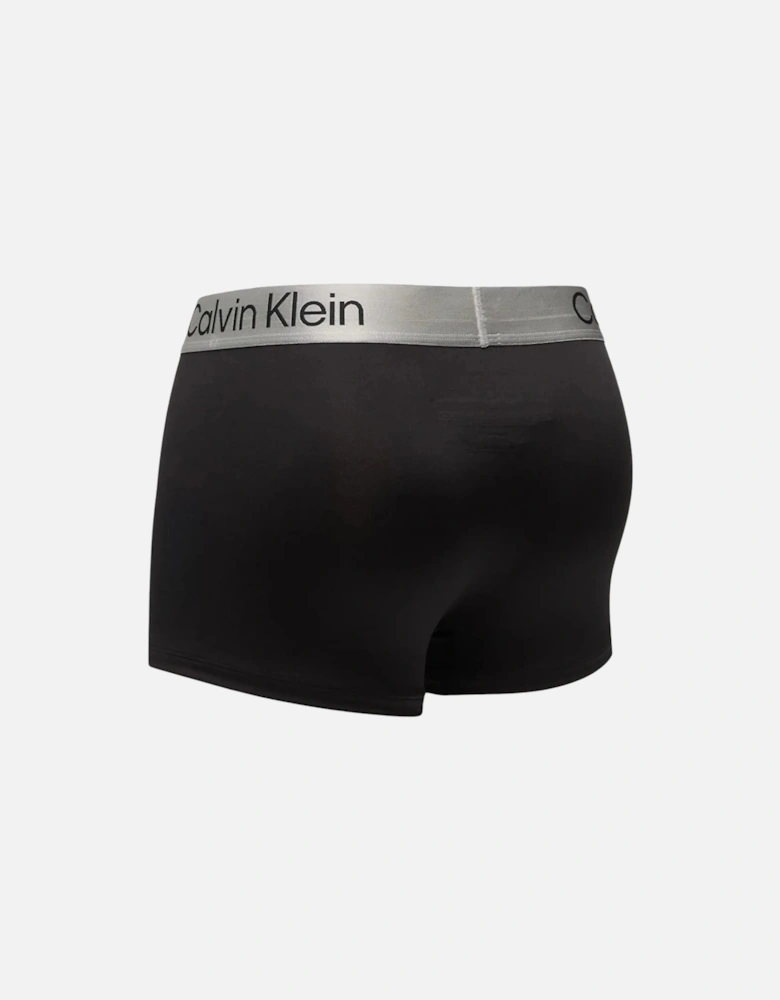 3-Pack Icon Microfibre Stretch Boxer Trunks, Black