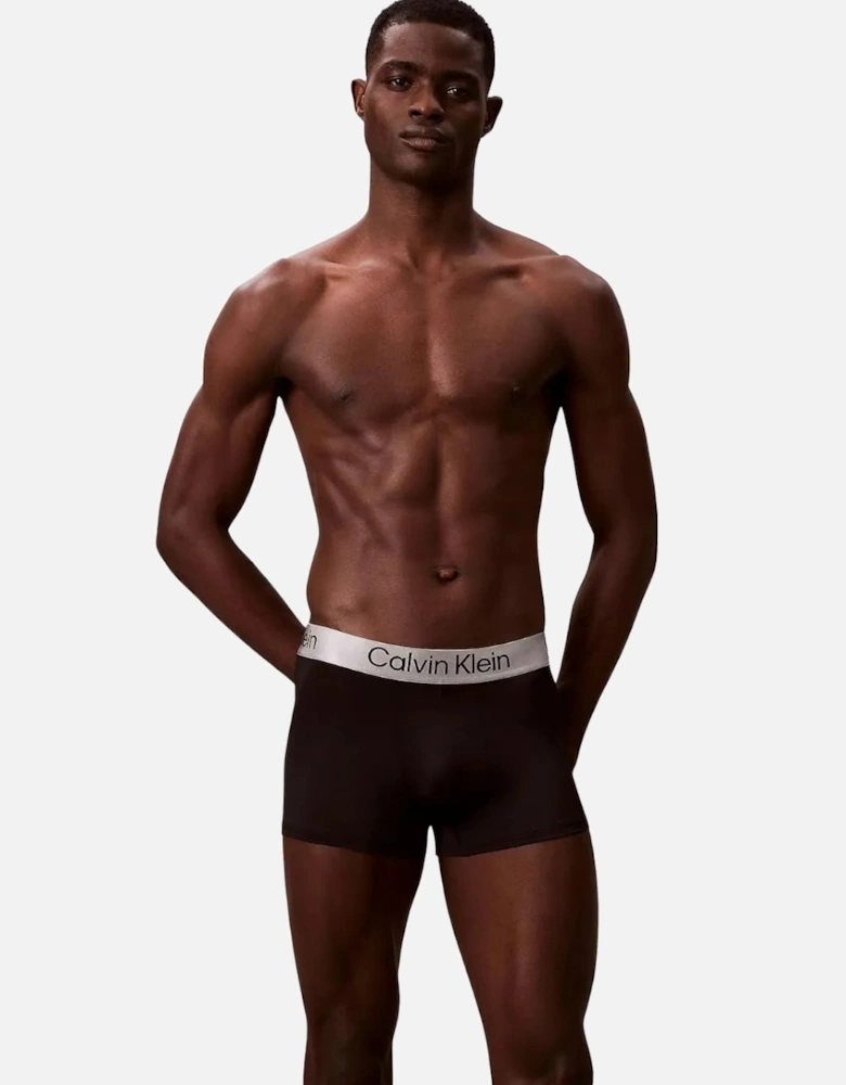 3-Pack Icon Microfibre Stretch Boxer Trunks, Black