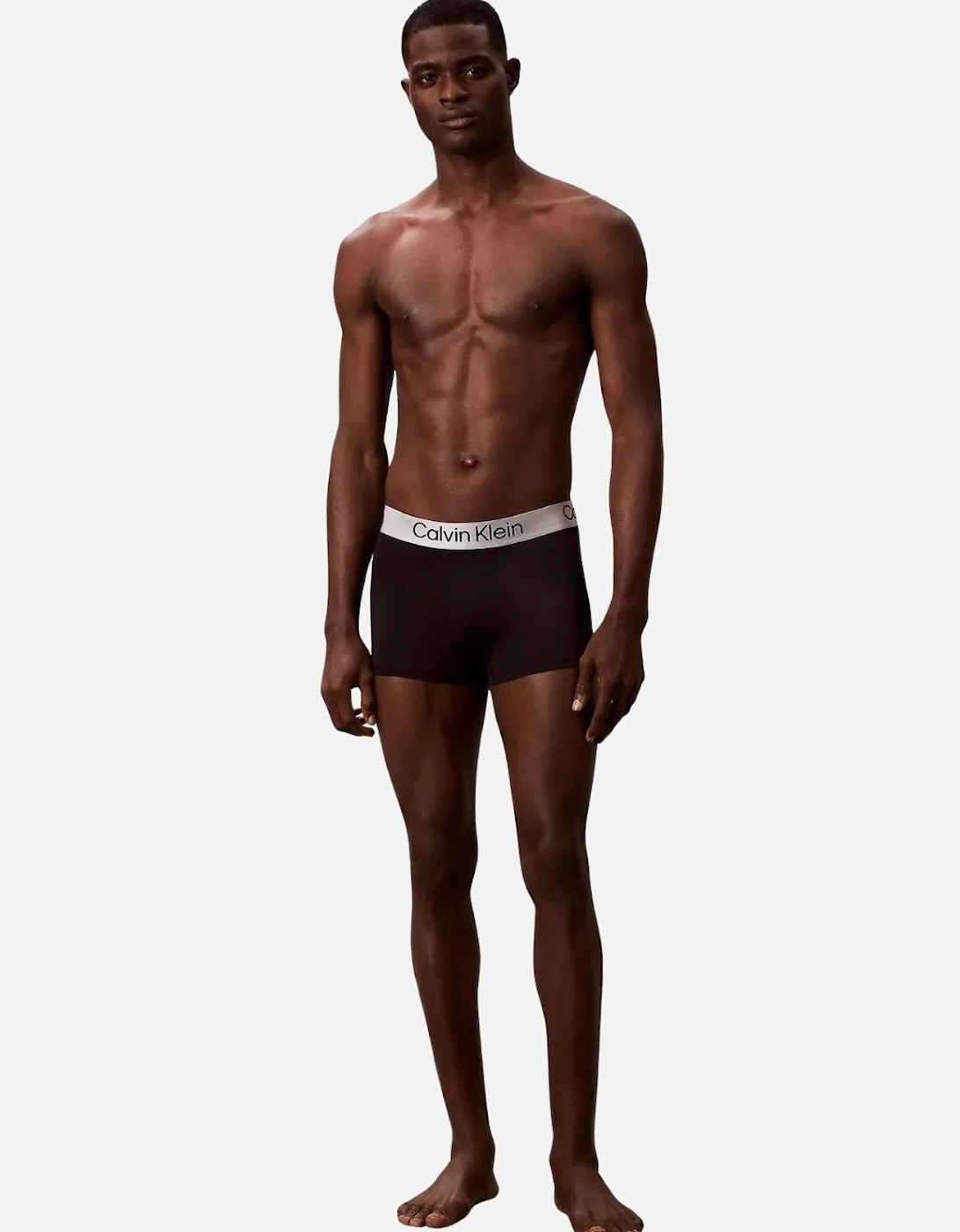 3-Pack Icon Microfibre Stretch Boxer Trunks, Black