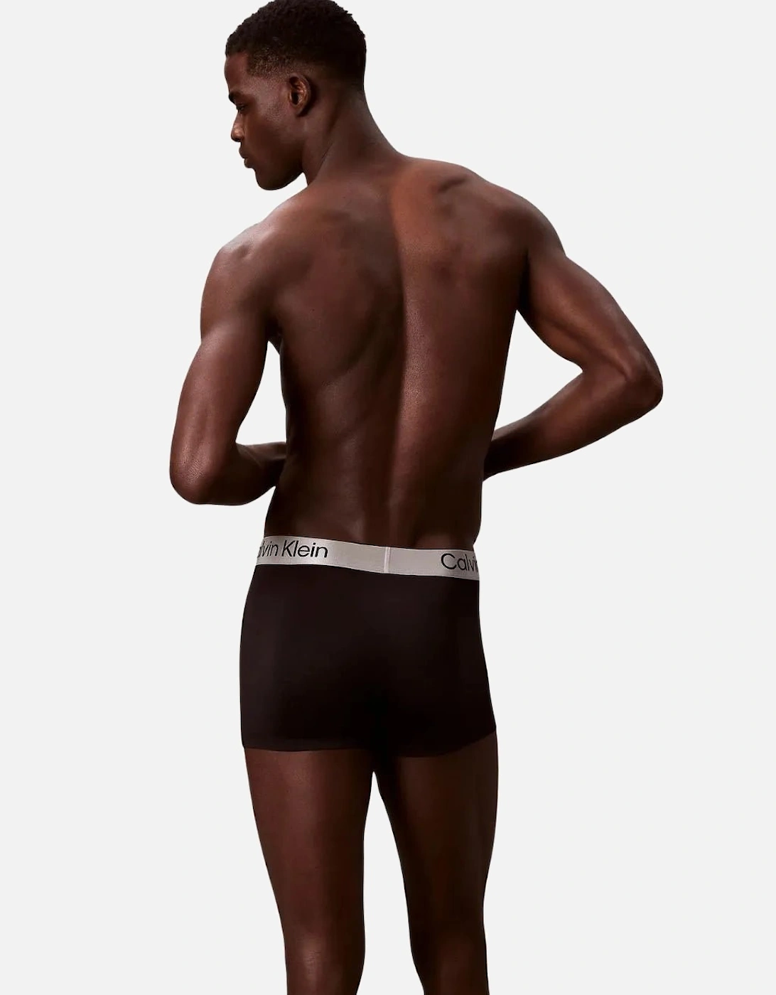 3-Pack Icon Microfibre Stretch Boxer Trunks, Black