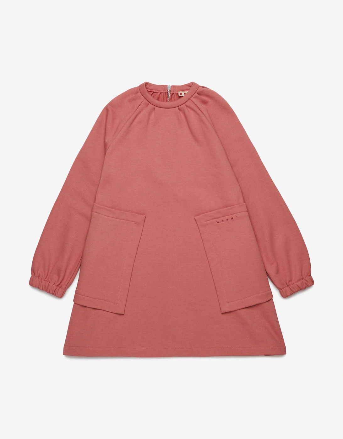 Girls Big Pocket Sweater Dress in Pink, 5 of 4