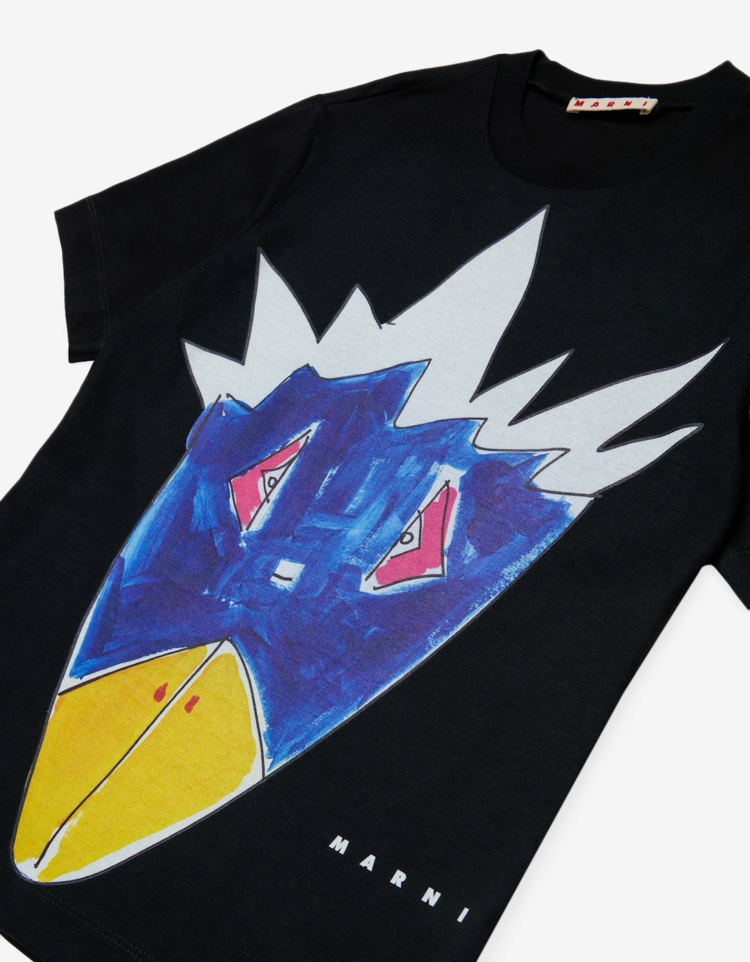 Kids Graphic Print T-Shirt in Black
