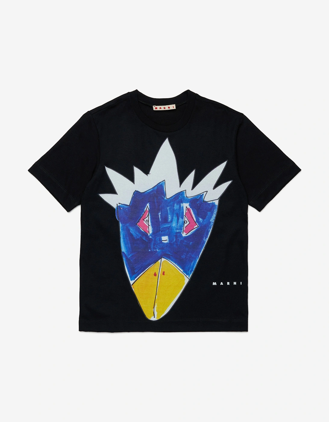 Kids Graphic Print T-Shirt in Black, 5 of 4
