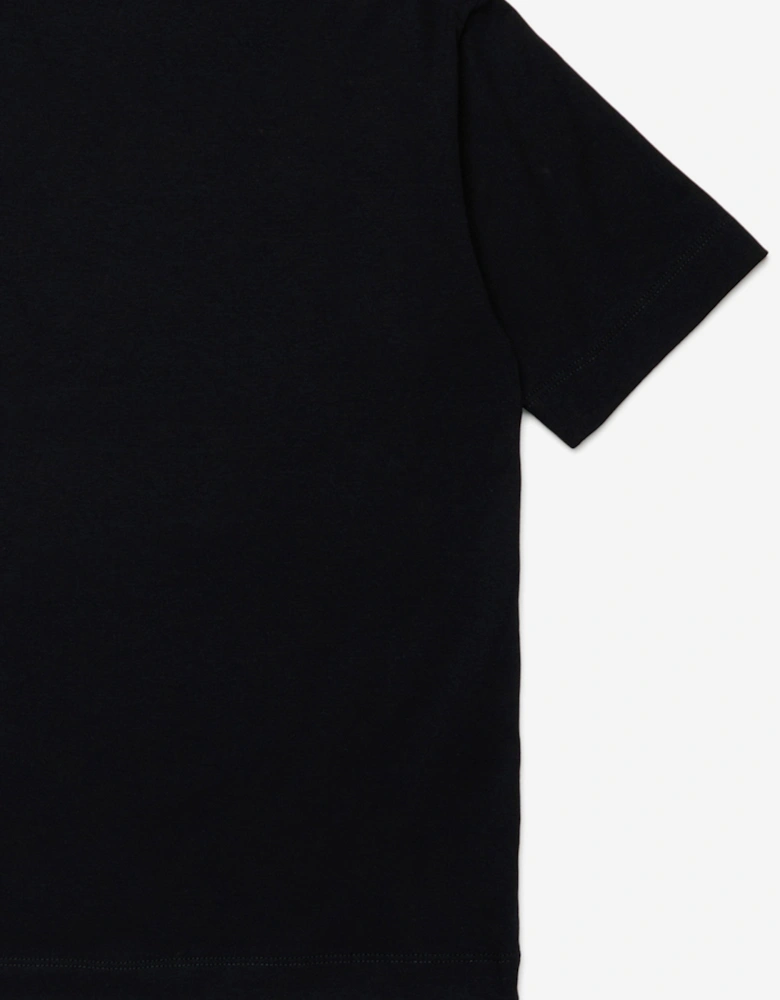 Kids Graphic Print T-Shirt in Black