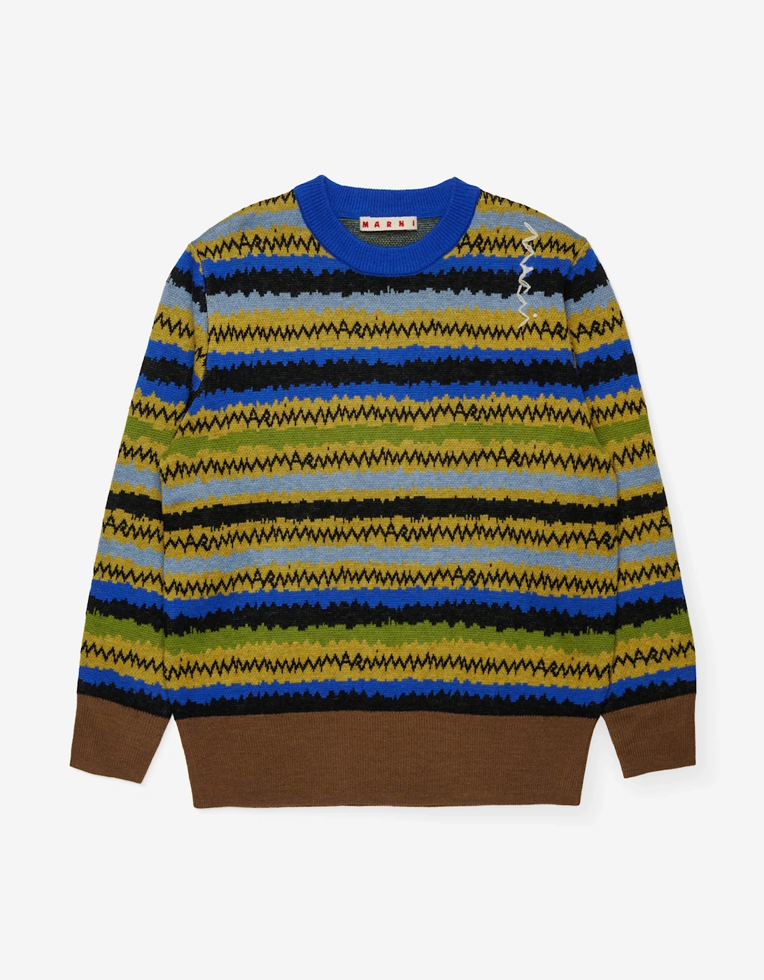 Kids Striped Wool Knit Jumper in Multicolour, 5 of 4