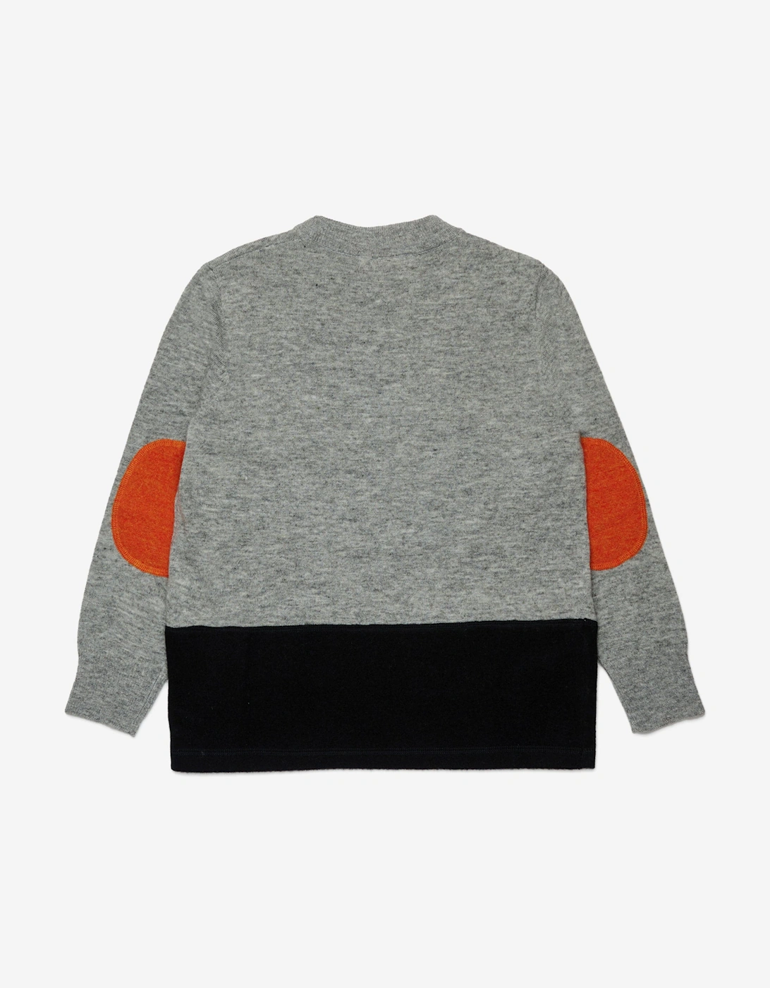 Kids Wool Logo Jumper in Grey