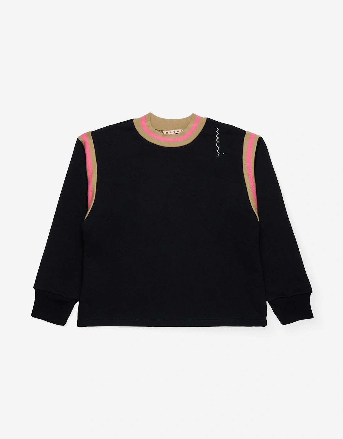 Girls Logo Sweatshirt in Black, 5 of 4