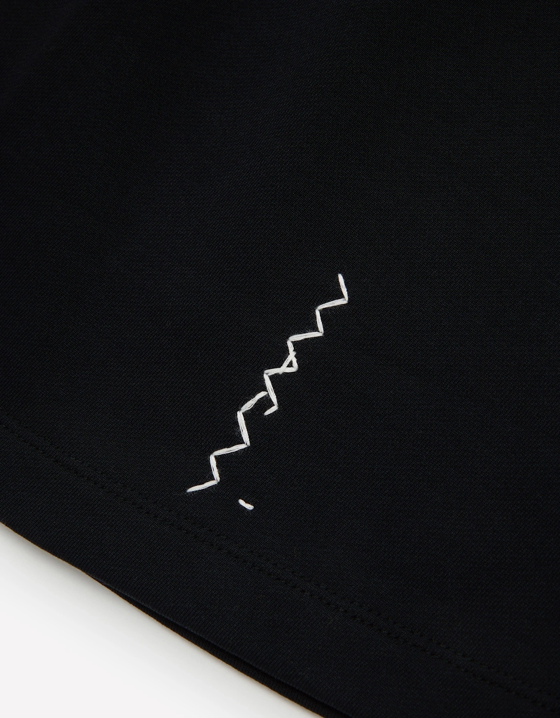 Girls Cotton Fleece Pocket Skirt in Black