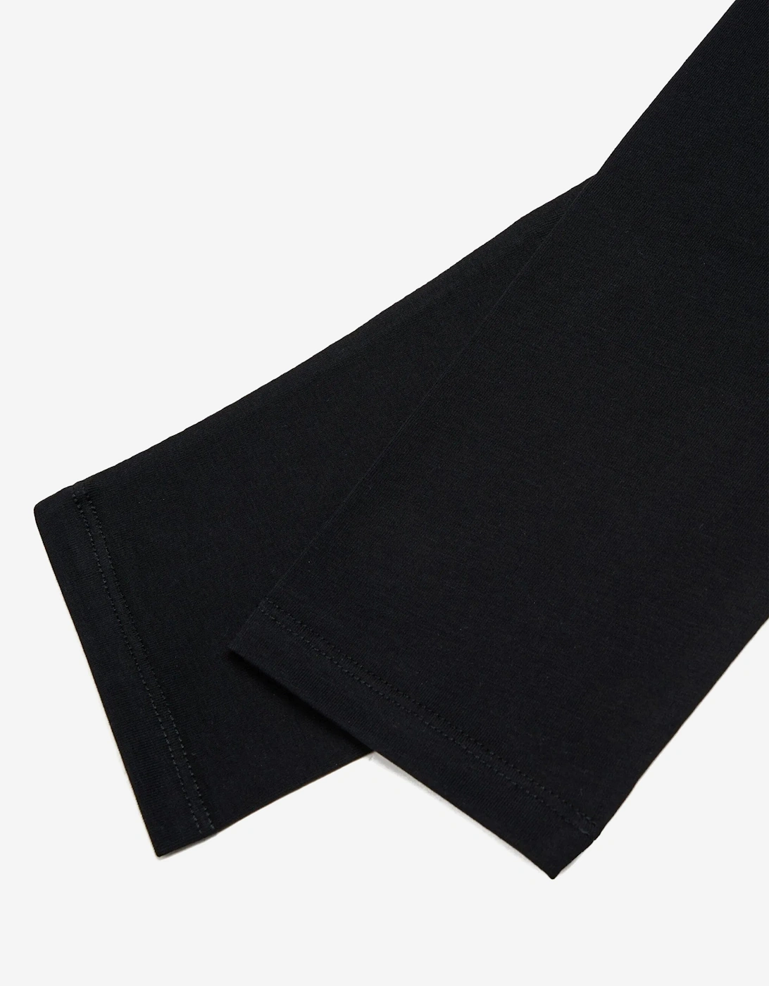Girls Logo Waistband Leggings in Black